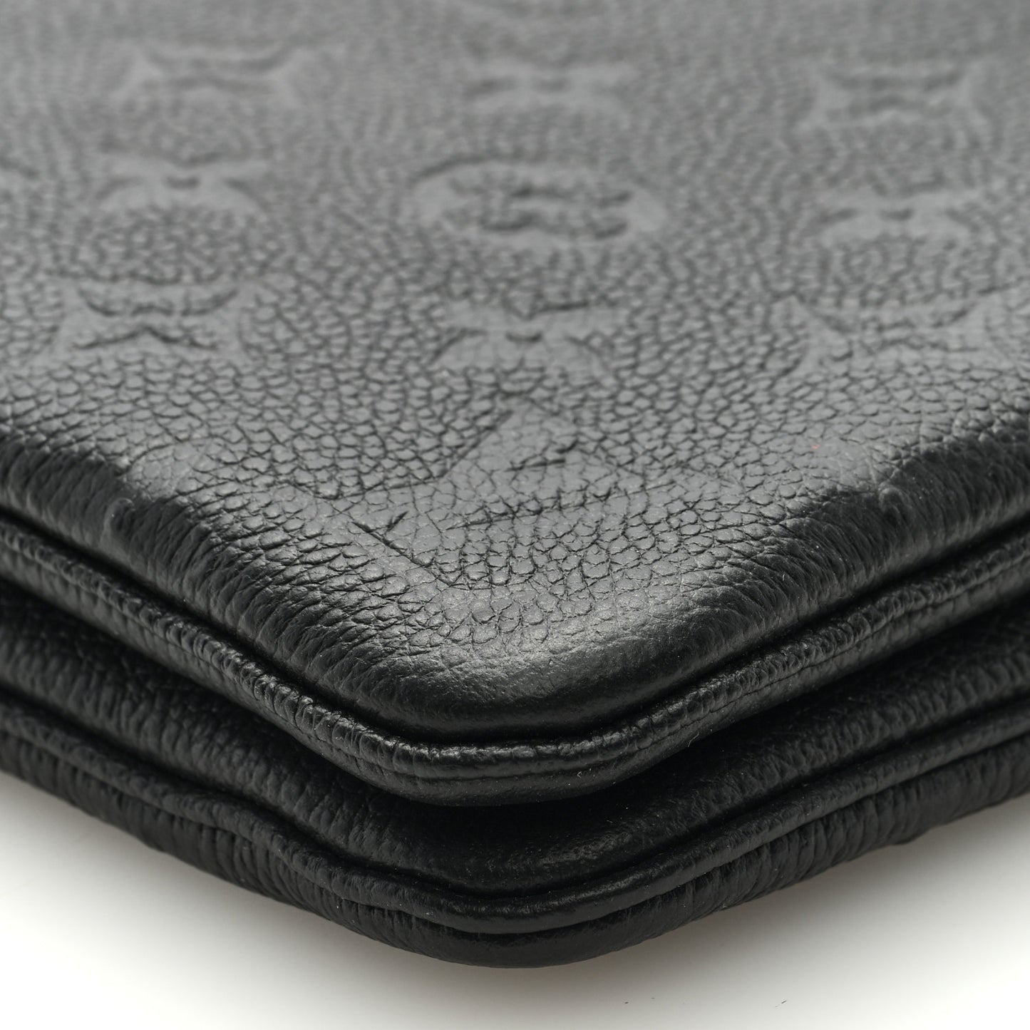 Empreinte Double Zip Pochette Black