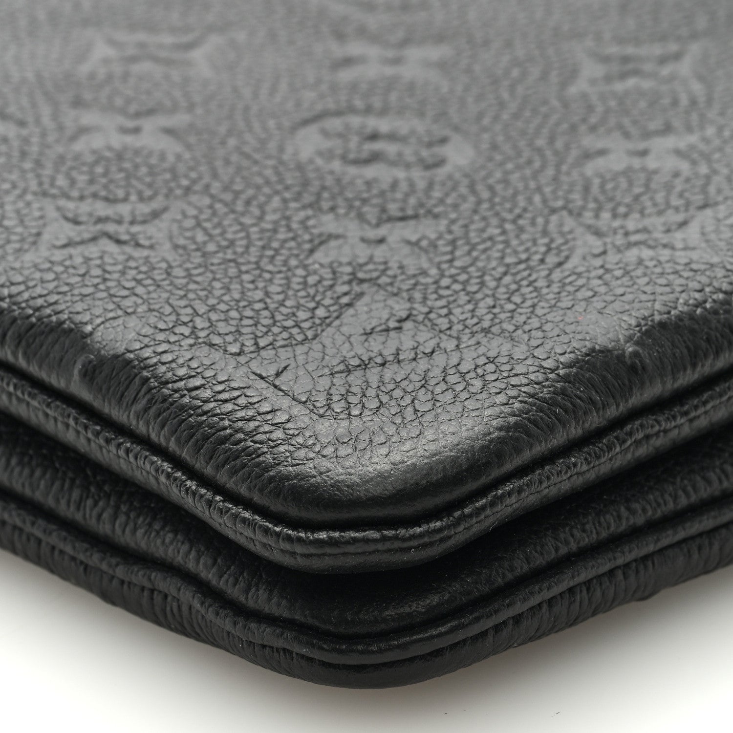 Louis Vuitton Empreinte Double Zip Pochette Black 9 of 9