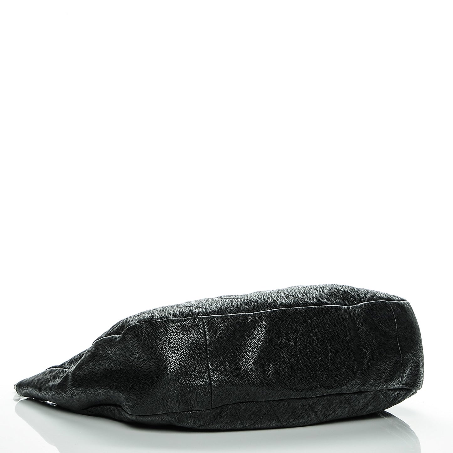 Caviar Quilted Simply CC Hobo Black