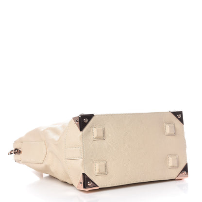 Alexander Wang Pebbled Calfskin Large Emile Eggshell 5 of 15
