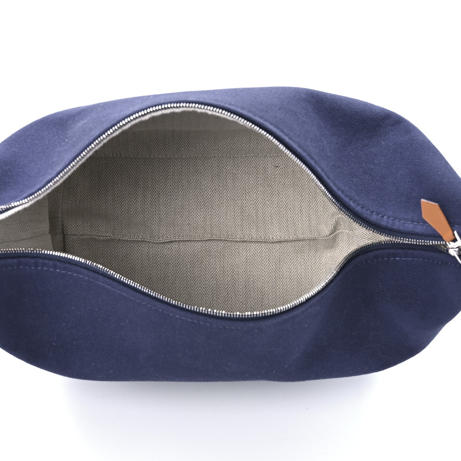 Hermes Canvas Small Bride-A-Brac Pouch Marine 5 of 12