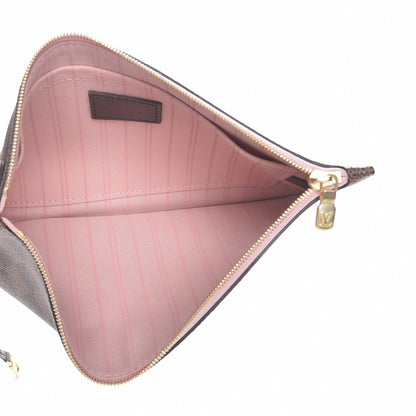 Louis Vuitton Damier Ebene Neo Neverfull MM Rose Ballerine 6 of 9