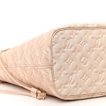 Louis Vuitton Empreinte Monogram Summer Stardust Neverfull MM Beige Clair 10 of 11