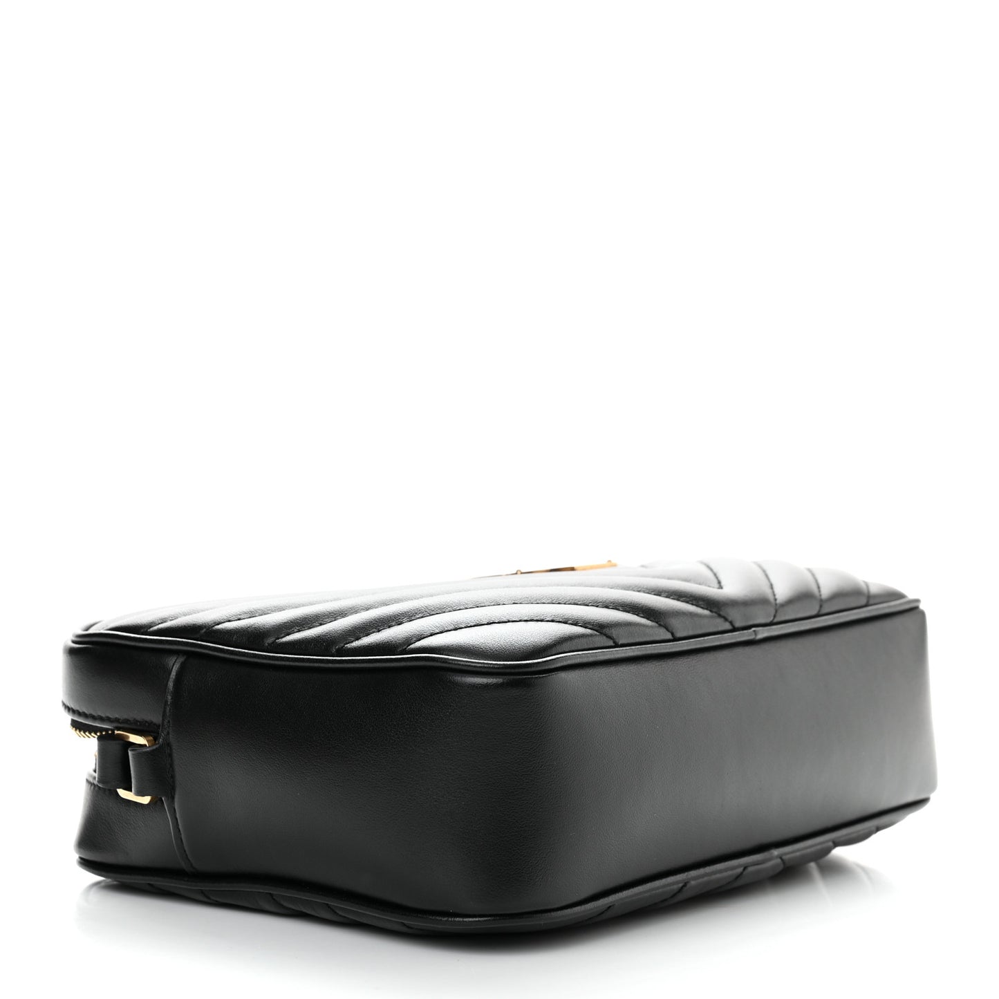 Calfskin Matelasse Monogram Lou Camera Bag Black