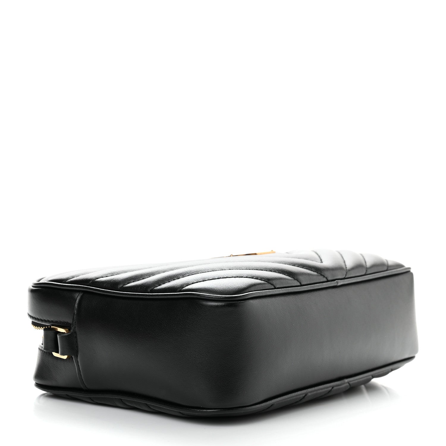 Saint Laurent Calfskin Matelasse Monogram Lou Camera Bag Black 4 of 11