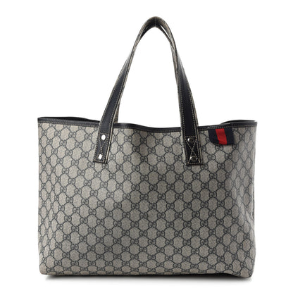 Gucci GG Plus Monogram Medium Signature Web Loop Tote Navy 1 of 13