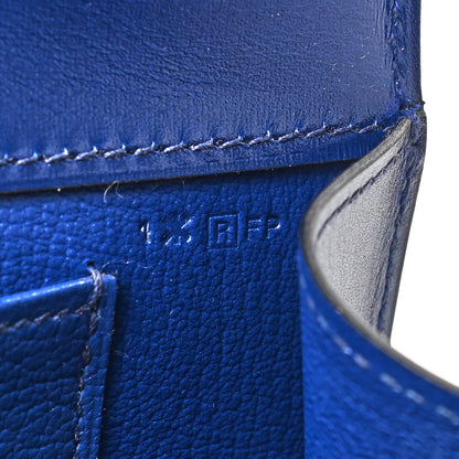 Hermes Box Medor 23 Clutch Bleu Saphir 7 of 8