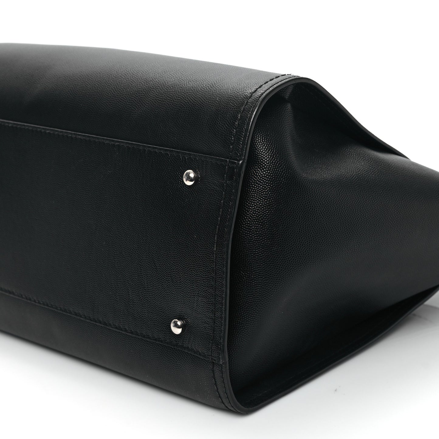 Caviar Medium Studded Deauville Tote Black