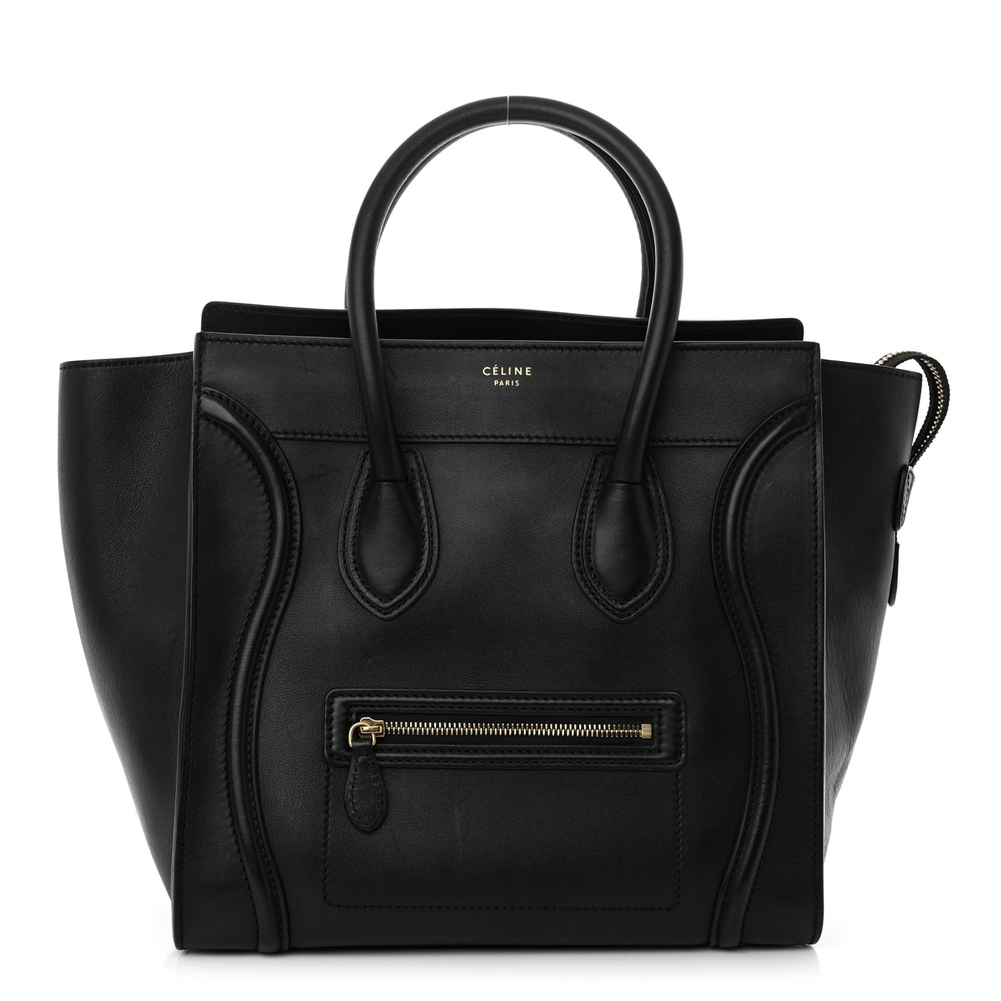 Smooth Calfskin Mini Luggage Black
