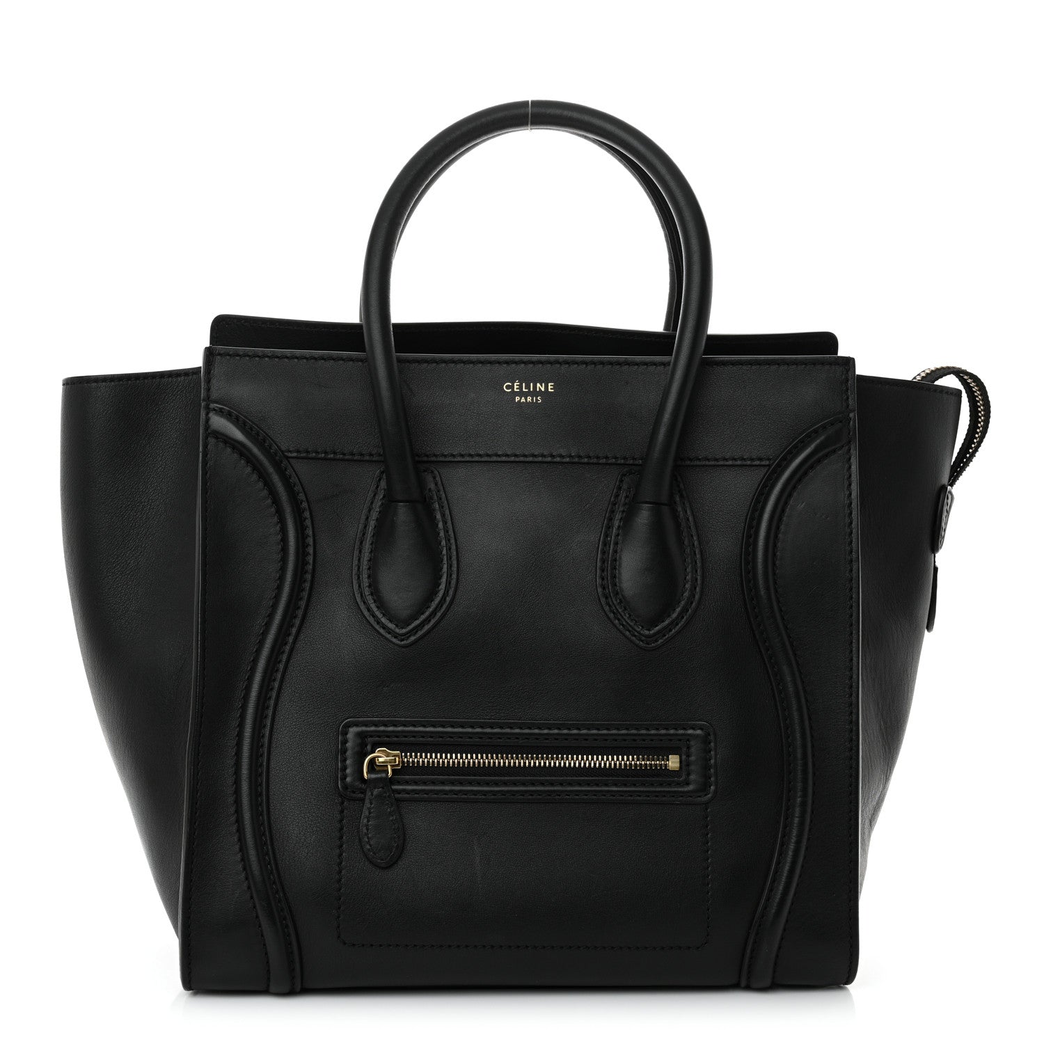 Celine Smooth Calfskin Mini Luggage Black 1 of 14