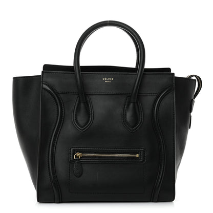 Celine Smooth Calfskin Mini Luggage Black 1 of 14