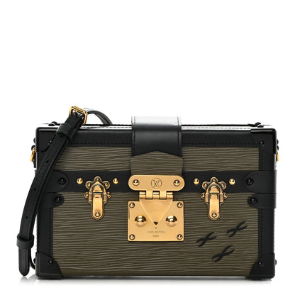 Louis Vuitton Epi Petite Malle Khaki Fango 1 of 12