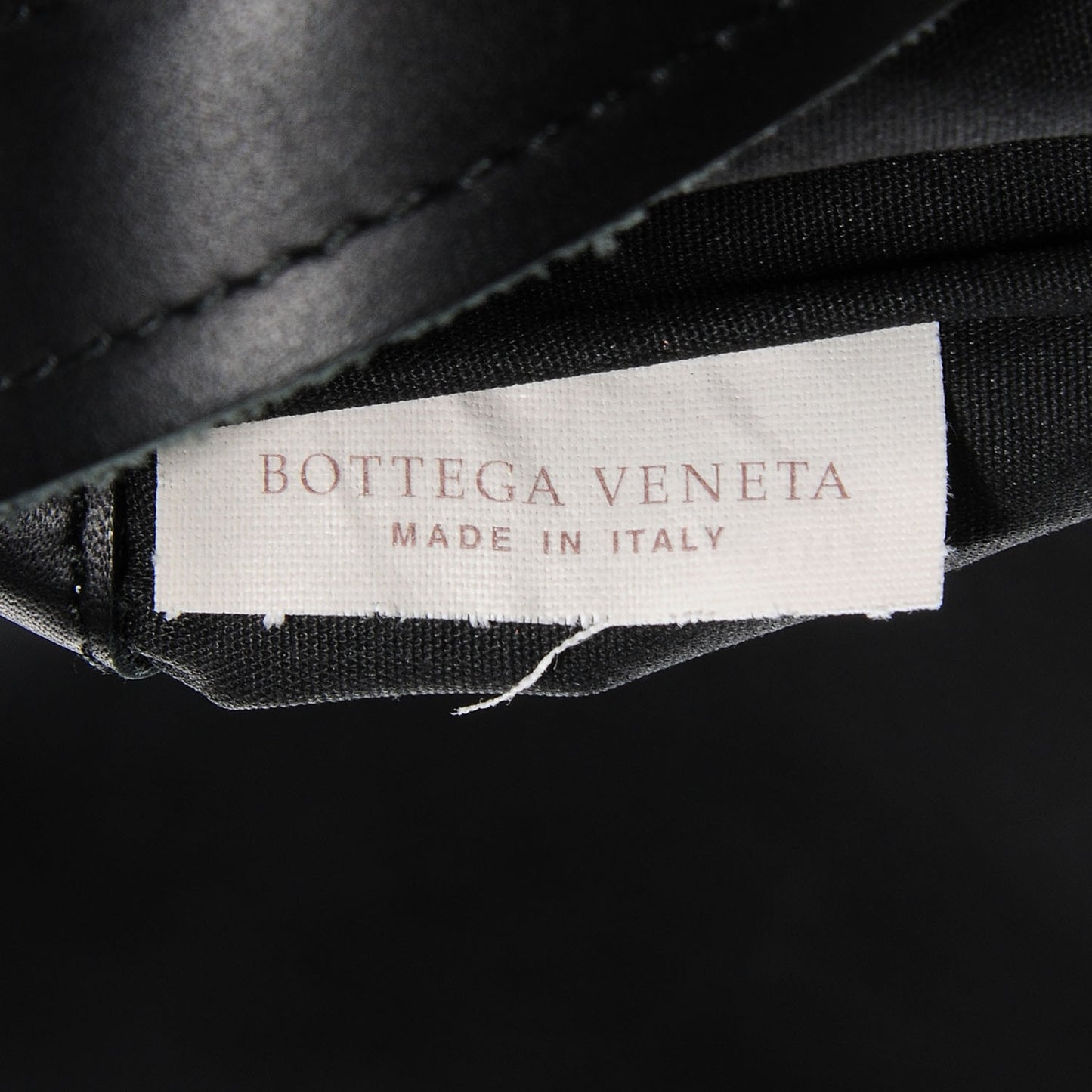 Nappa Intrecciato Shoulder Bag Nero Black