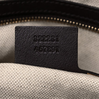 Gucci GG Supreme Monogram Medium Nice Boston Dark Brown 7 of 20
