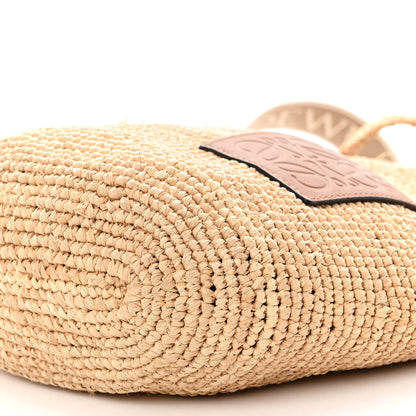 Loewe Raffia Mini Slit Tote Bag Natural Tan 9 of 11