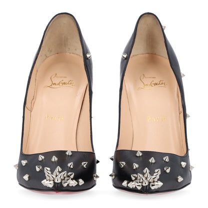 Christian Louboutin Kid Degraspike 120 Pumps 40 Black 3 of 9