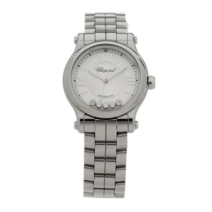 Chopard Stainless Steel 5 Diamond 30mm Happy Sport Automatic Watch 1 of 5