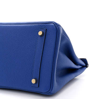 Hermes Togo BIRKIN 30 Bleu Royal 10 of 11