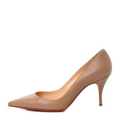 Christian Louboutin Nappa Clare 80 Pumps 38 Nude 1 of 9
