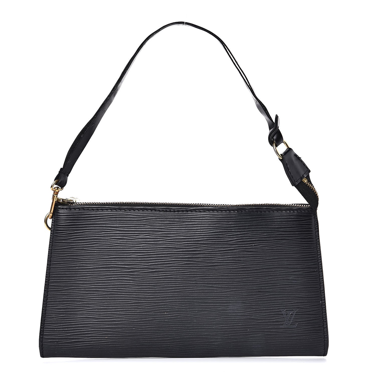 Louis Vuitton Epi Pochette Accessories 24 Black 1 of 13