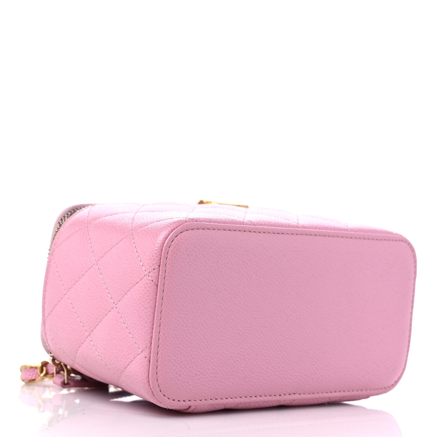 Chanel Shiny Caviar Quilted Pick Me Up Vanity Case Pink 4 of 11