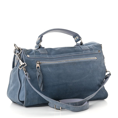 Proenza Schouler Suede Medium PS1 Satchel Polar Blue 3 of 12