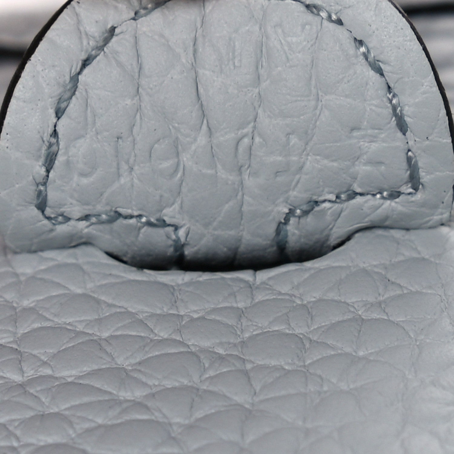 Hermes Taurillon Clemence Amazone Evelyne TPM Bleu Pale Etain 6 of 10