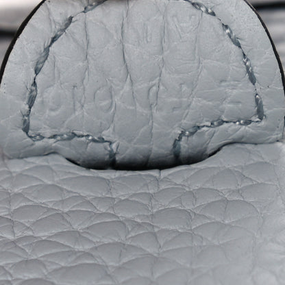 Hermes Taurillon Clemence Amazone Evelyne TPM Bleu Pale Etain 6 of 10