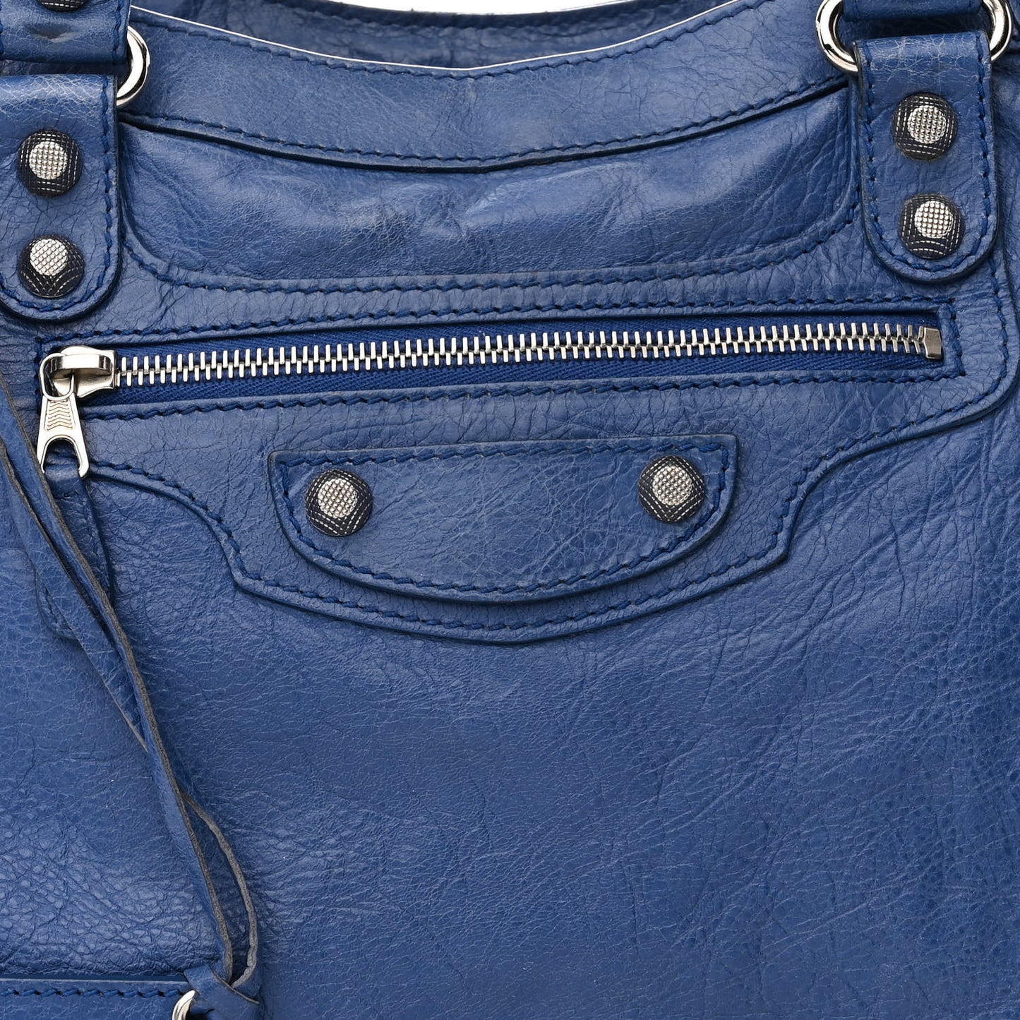 Agneau Giant 12 Silver Hardware Velo Bleu Glacier
