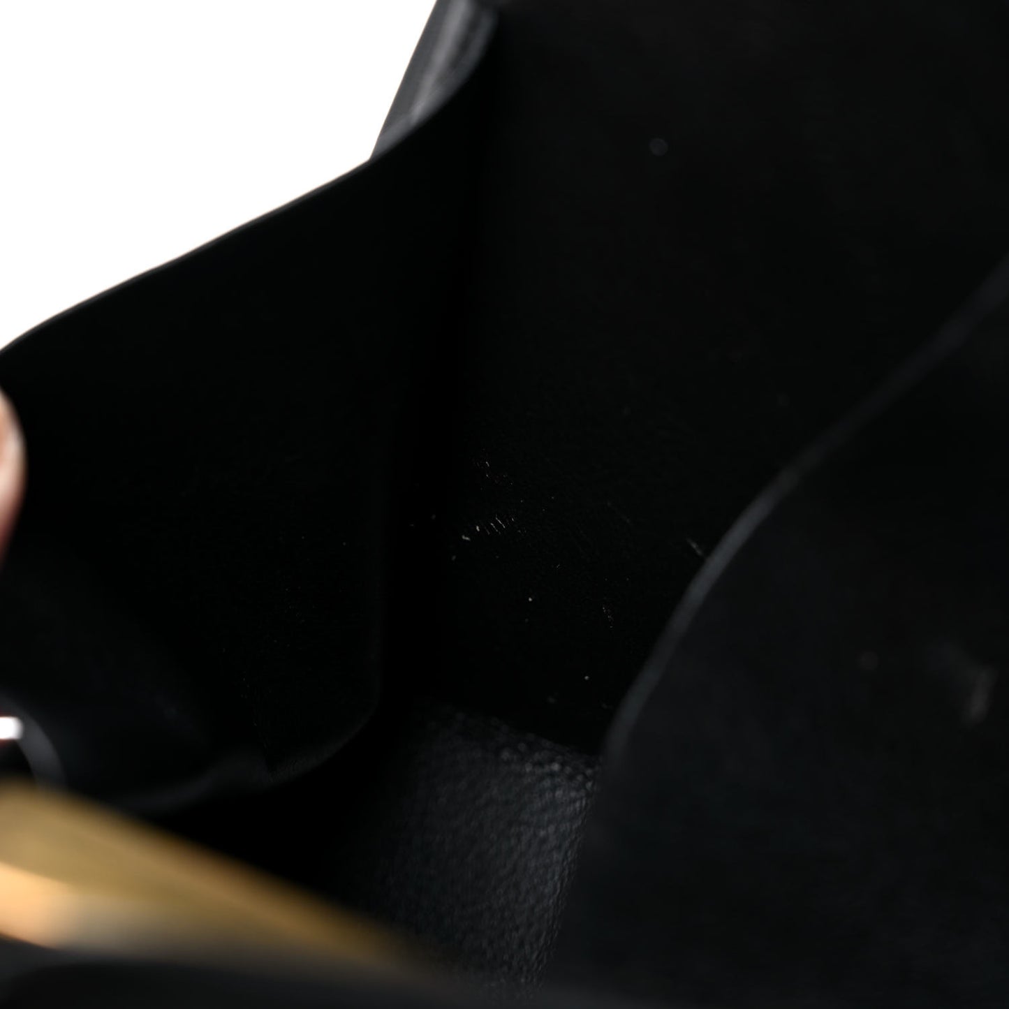 Lambskin Pyramid Clutch Black