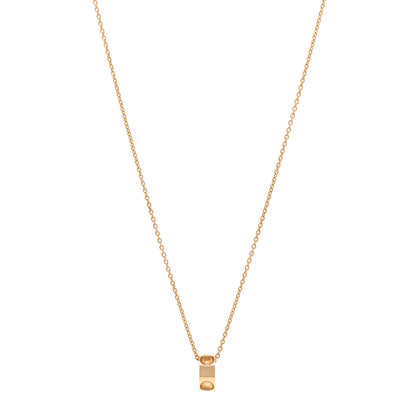 Louis Vuitton 18K Yellow Gold Empreinte Pendant Necklace 1 of 5