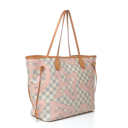 Louis Vuitton Damier Azur Tahitienne Neverfull MM 3 of 19