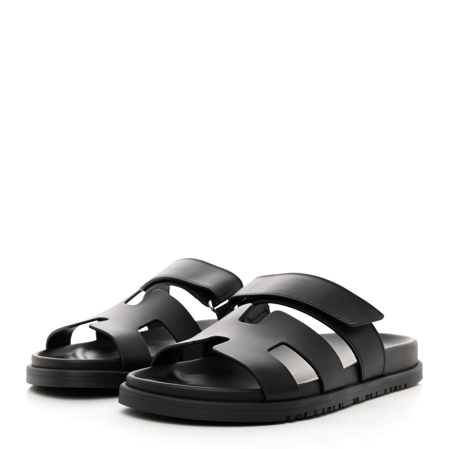 Calfskin Womens Chypre Sandals 38 Black