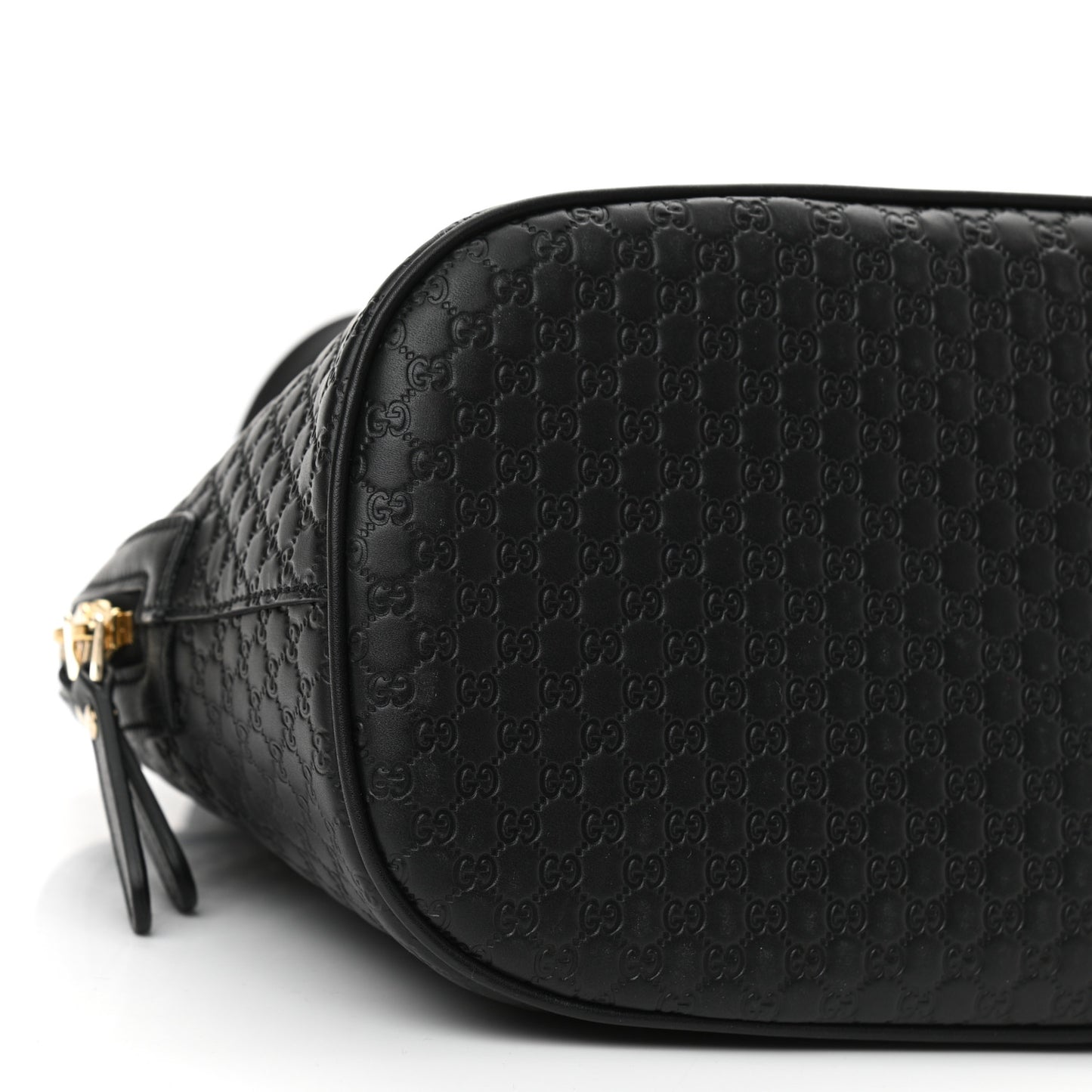 Microguccissima Medium Dome Bag Black