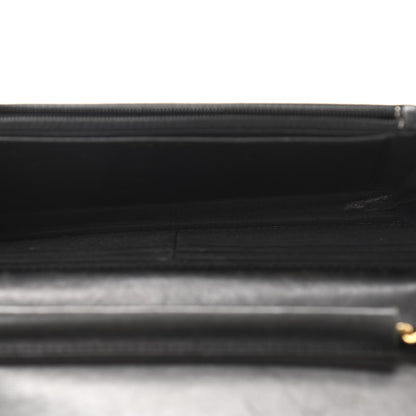 Chanel Calfskin Quilted Boy Wallet On Chain WOC Black 5 of 13