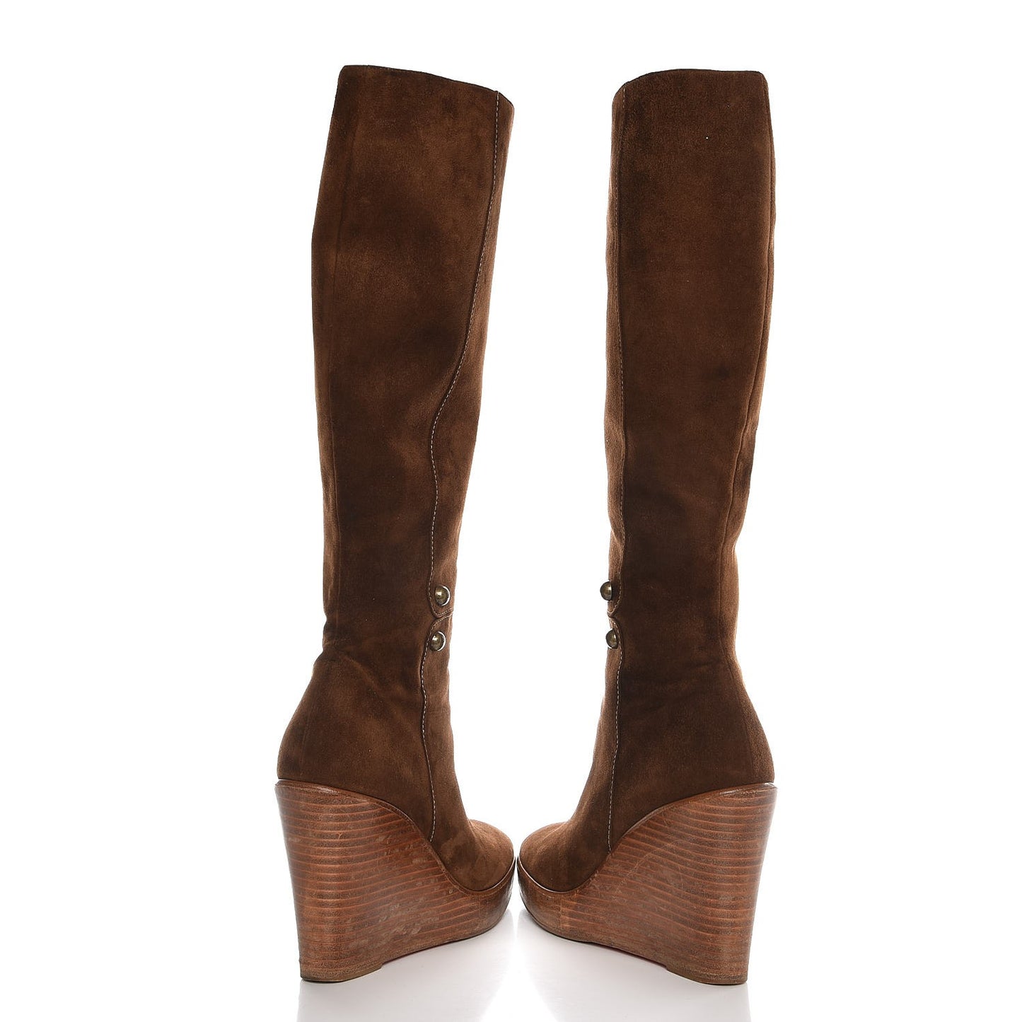 Suede Love Story Wedge Boots 37.5