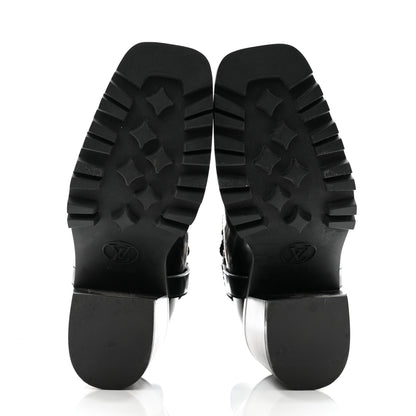 Louis Vuitton Patent Limitless Ankle Boots 39 Black 6 of 10