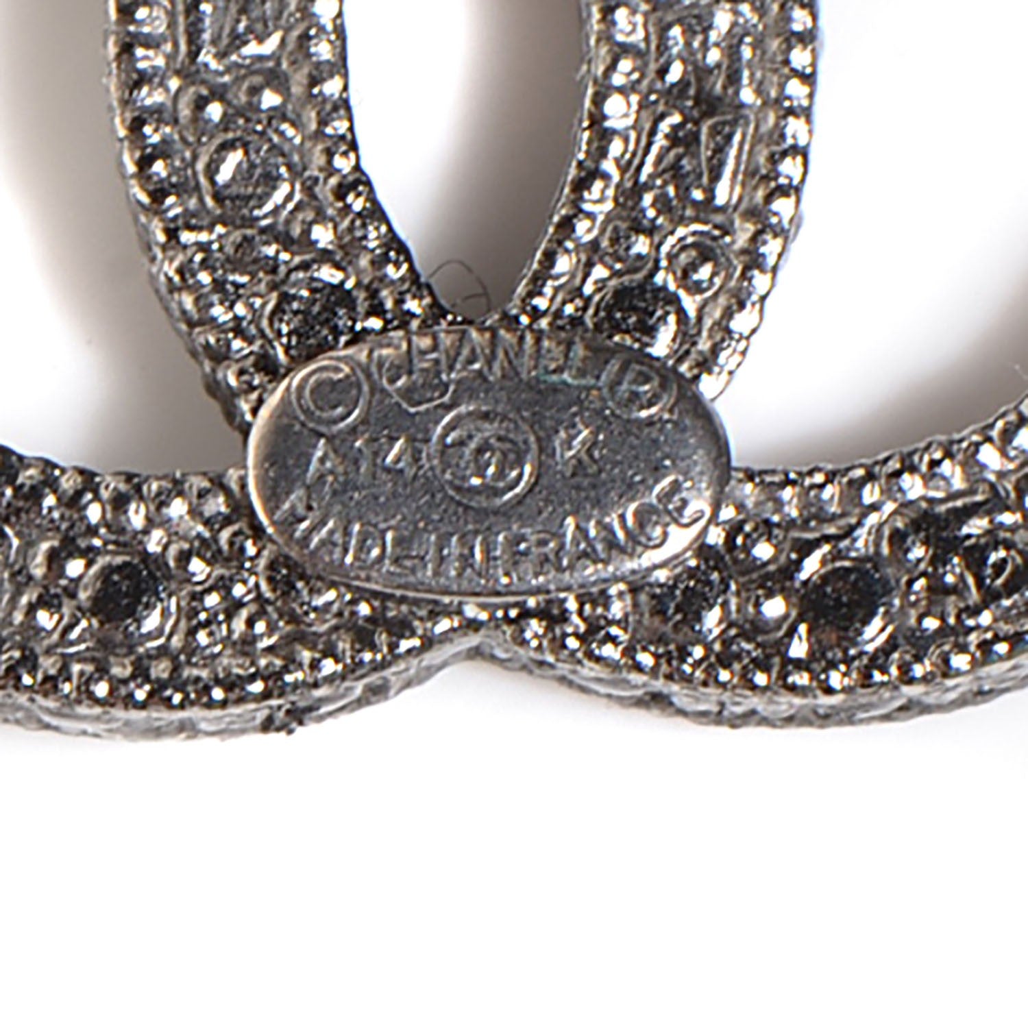 Chanel Crystal CC Earrings 5 of 5