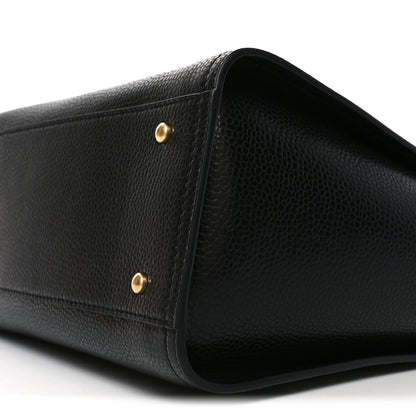 Chanel Calfskin Small Deauville Tote Black 11 of 11