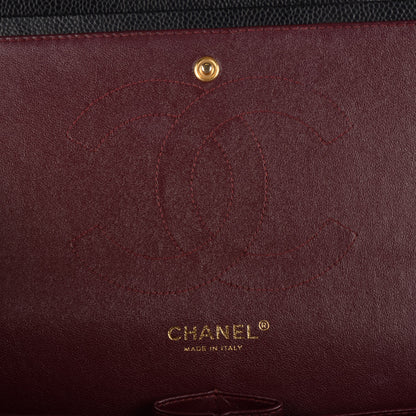 Chanel Caviar Quilted Jumbo Double Flap Black 7 of 9