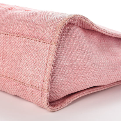 Chanel Canvas Small Deauville Tote Pink 15 of 15