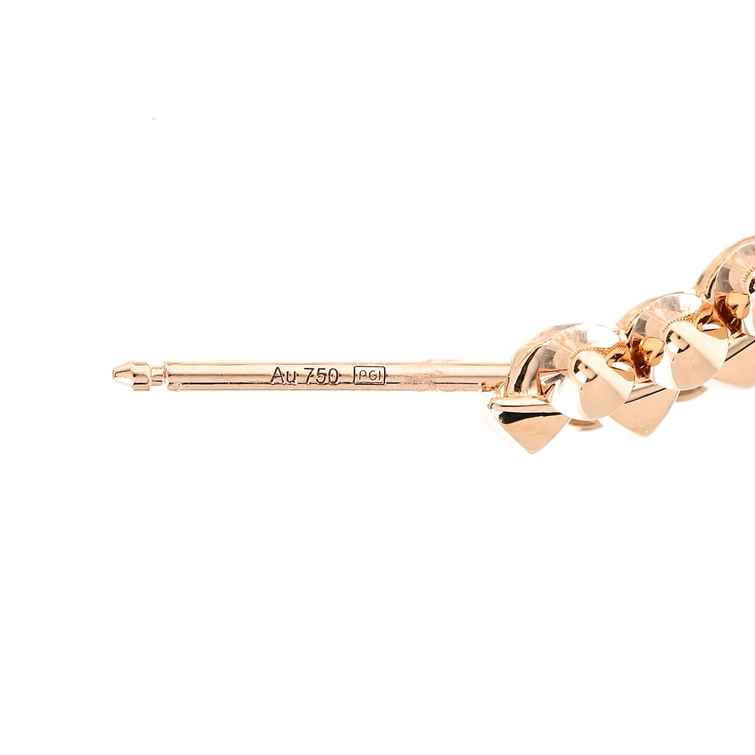 Cartier 18K Pink Gold Small Clash de Cartier Earrings 5 of 6