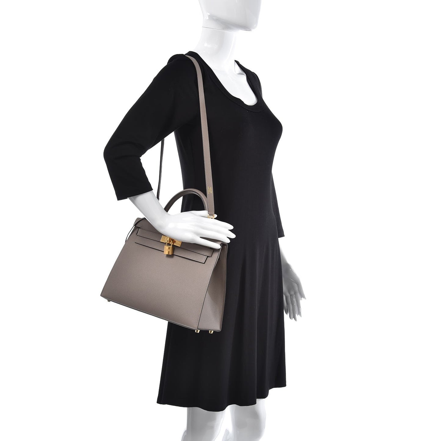 Epsom Kelly Sellier 28 Gris Asphalte