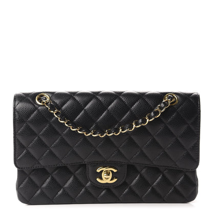 Chanel Caviar Quilted Medium Double Flap Black 1 of 11