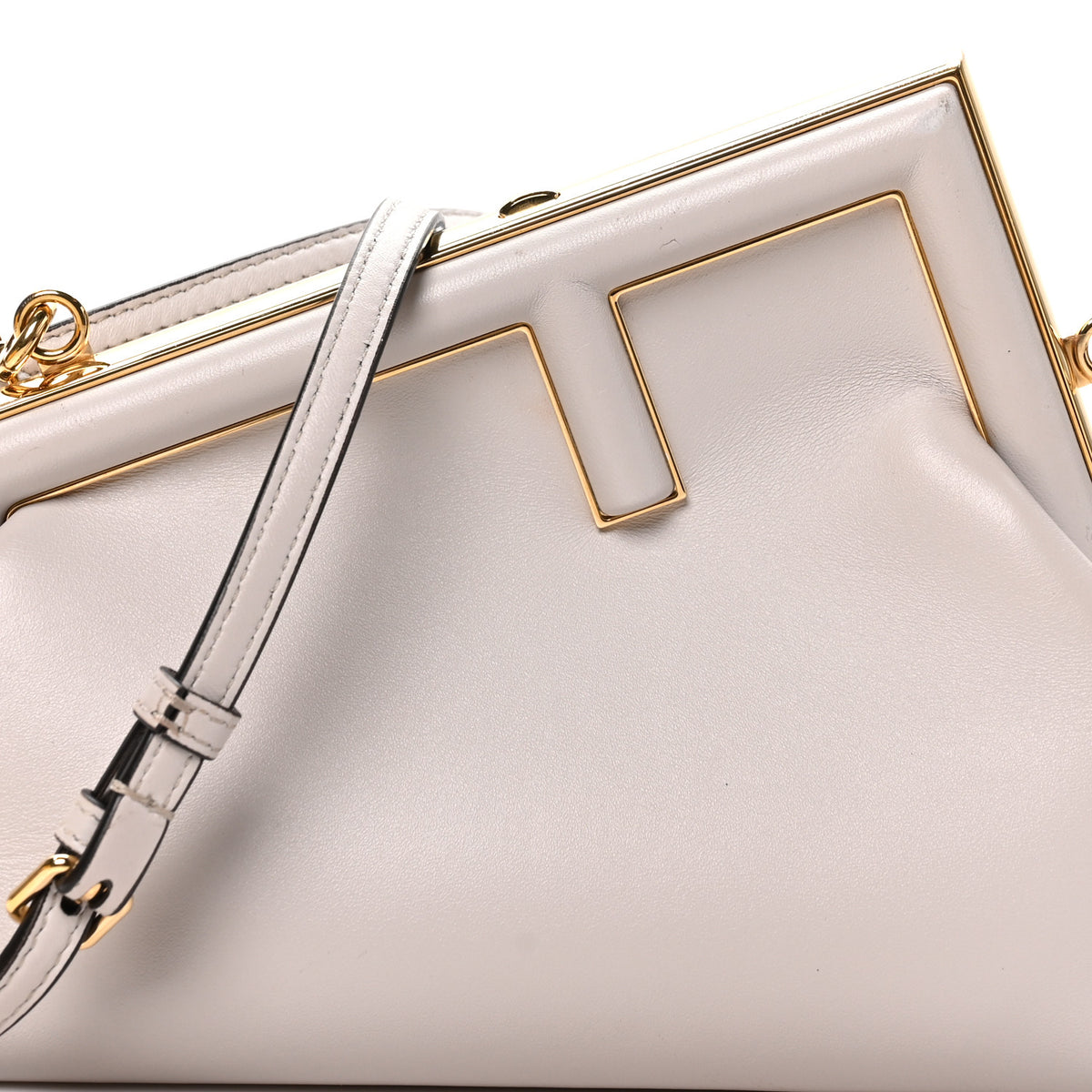 Fendi Shiny Nappa Small Fendi First Ghiaia 8 of 11