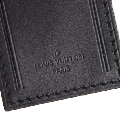 Louis Vuitton Calfskin Luggage Tag Black 3 of 3