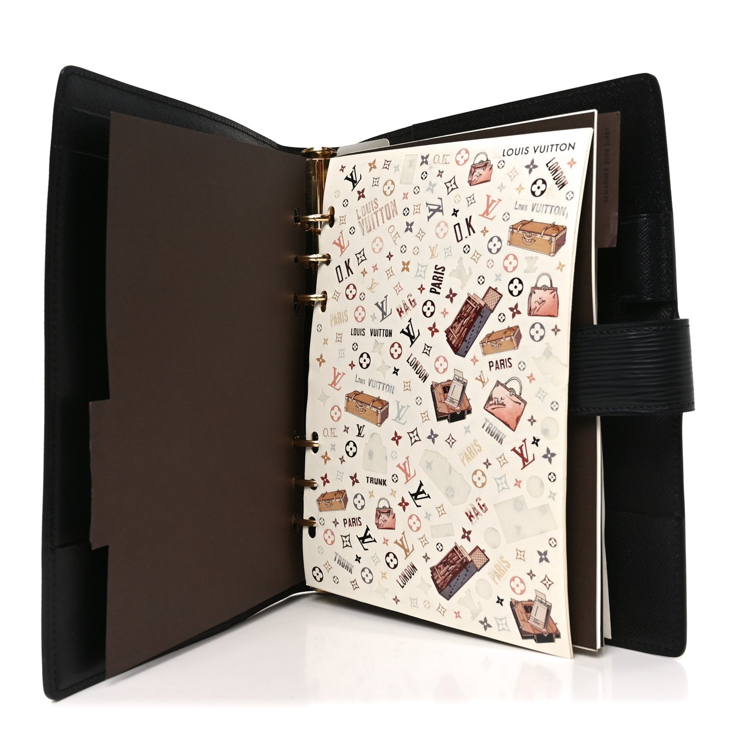Epi Large Ring Agenda Cover Black