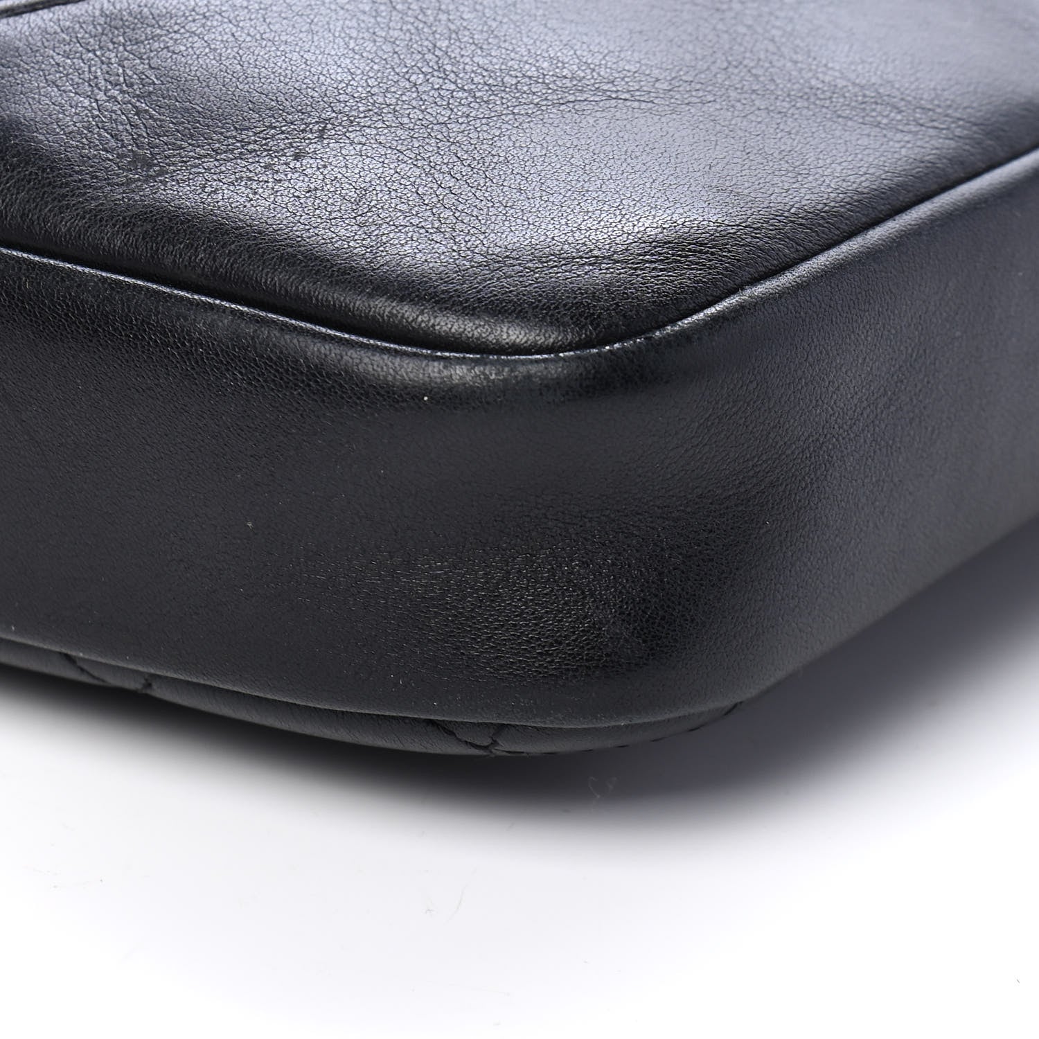 Chanel Calfskin Quilted Medium Cambon Messenger Black White 9 of 11