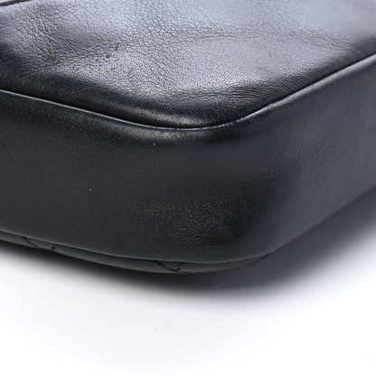 Chanel Calfskin Quilted Medium Cambon Messenger Black White 9 of 11