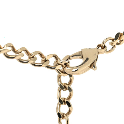 Chanel Crystal Chain CC Link Choker Gold Silver 4 of 5